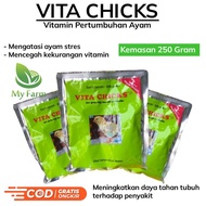 Vita Chick ( Chicks ) 250 Gram Obat Vitachik Untuk Pertumbuhan Dan Perkembangan Anak Ayam Bangkok Ka