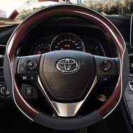 Car Steering-wheels Cover 37 38cm 15" for toyota camry corolla axio altis rav4 4Runner C-HR Fortuner