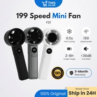 TMS 199 Speed Turbo Portable Handheld USB Mini Hand Fan Kipas Tangan Angin Kuat Air Cooler Bateri Ta