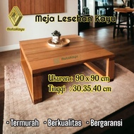 Guest table 90 x 90 cm wooden lesehan table coffee table laptop computer table