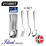 Ideal Cutlery Set 2115Set Cutlery Set (4Pairs Spoon & Fork & Soup Spoon)