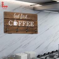 [Shiwaki3] Coffee Mug Holder Mug Cup Rack Wall-mounted Utensil Rack Hanging Shelf Decor Collection C