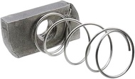 Semetall Spring Channel Nut,3/8" UNC Threads-0.31" Thickness,304 Stainless Steel Strut Spring Channe