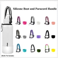 14oz 18oz 22oz 32oz 40oz Aqua Tumbler Flask Silicone Boot and Paracord Rope Hydroflask Accessories