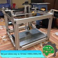 3D printer aluminum part set 1000x1000x100 size (making letterhead printer)