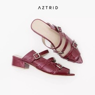 AZTRID Leyo Comfy Women Pointed Block Heels