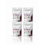 4 POUCH, (TOTAL DPT 60 SACHET) MANISAH PROBIOTICS & PREBIOTICS MIXED FRUITS FAT BURNER, MULTI VITAMI