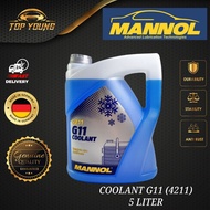 MANNOL COOLANT G11 4211 5 LITER 100% ORIGINAL GERMANY BRAND READY STOCK WITH FAST SHIPPING