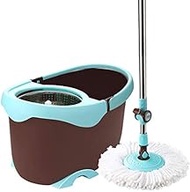 Mop - Bucket Rotating Household Hands-Free Washing Wet and Dry Mop Bucket with Barrel Anniversary