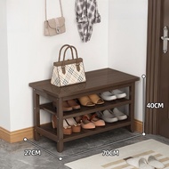 เก้าอี้รองเท้าแบบพับได้แบบพับได้พร้อมชั้นวางรองเท้าหลายชั้นสำหรับประตูหน้าบ้านแบบโมเดิร์นและเรียบง่า