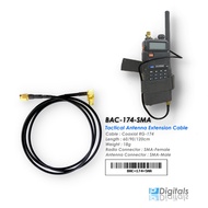 BAOFENG SMA Tactical Antenna Extend Coaxial Cable