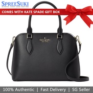 Kate Spade Handbag Crossbody Bag Darcy Small Satchel Black # WKR00438D1