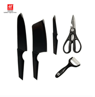 Zwilling Knife Set Kitchen Black Knife Five-Piece Set Household Fruit Knife Slicing Knife Kitchen Kn
