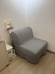 Grey Fabric Lounge Chair