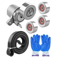 Serpentine Belt Tensioner Kit Fit for Toyota Tacoma V6 3.5L 2016-2023, Engine Drive Belt Kit with Te