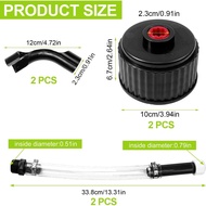 2 Set of Racing Fuel Filler Hose Kits, for VP Racing Fuel Jug Hose, LC2 Jugs Hose Racing, for VP Rac