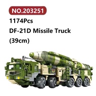 ✨DF-21D Missile Truck Building Blocks 1174 Pcs Sembo Block Tank Bricks Toy Set
