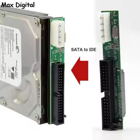 SATA ssd hdd female hard drive to ide 3.5" 40 pin male converter card adapter ide to sata hdd ide