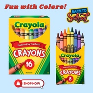Crayola Crayons 8 Colors 16 Colors Regular