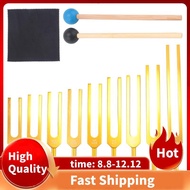 Tuning Forks Set 9Pcs 174/285/396/417/528/639/741/852/963Hz Tuning Fork, Sound Healing Tool Set for 