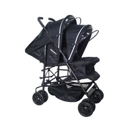 Twin Baby Stroller Ultra-Light Portable Sitting Lying Folding Double Stroller Shock Absorber Two-Child Stroller