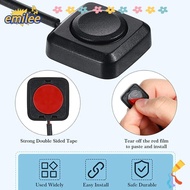 EMILEE Mini Button Switch, 12V Adhesive Momentary Push Button, DIY Mini Car Push Buttons