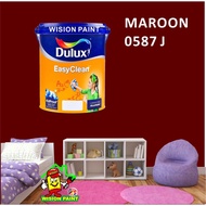 MAROON 0587 J ( 5L ) ICI DULUX EASY CLEAN / EASYCLEAN INTERIOR PAINT