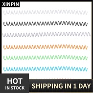 Xinpin 20Pcs Spiral Binding Coils 30 Sheet ABS Plastic Spines 7 Color