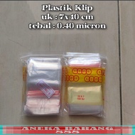 7x10 cm plastic clips (100 pcs) ziplock