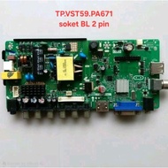 MESIN Akari LE-24K88 LED TV Mainboard LE-24P57 Panasonic TH-22C305G TH-24C400DX MB Motherboard LCD T