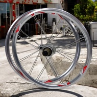 ล้อหน้าหลังจักรยาน Litepro K-Pro ขนาด 20 นิ้ว มาตรฐาน 451 ขอบคู่น้ำหนักเบา