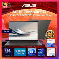 ASUS Zenbook S14 UX5406S-APV208WMS/UX5406S-APV209WMS (U7-258V/32GB/1TB SSD/14" 3K/Intel Arc/W11/Copi