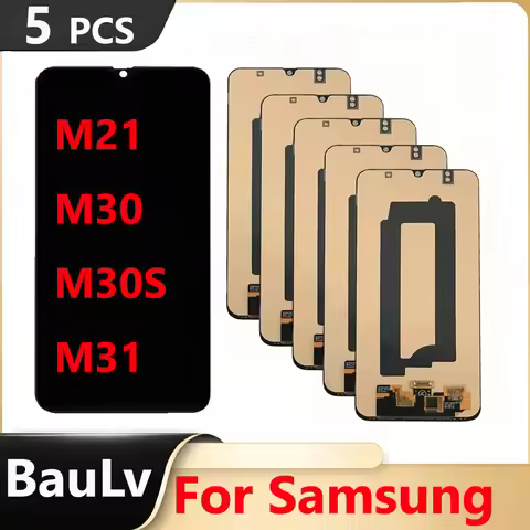 Wholesale 5 Pieces/Lot For Samsung M31 M21 M315F M215F LCD Display Touch Screen Digitizer Assembly M