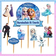FROZEN Character Birthday Cake Topper Happy Birthday Cake Decoration Topper Skewer