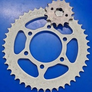 DEMAK DZM 200 - Sprocket Gear Set FR + RR - 428