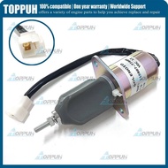 New 119807-77800 12V Fuel Stop Solenoid For Yanmar 4TNE98 4TNE94 1753ES-12A3UC5B1S1