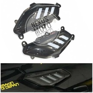 Nmax Body Footrest Cover Nmax Side Cover Nmax Carbon Body Footrest Cover Motorcycle Cover