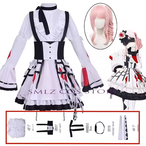 MZK Akiyama Mizuki Cosplay Anime Project Sekai Costume Mizuki Dress Role Party Christmas Halloween C