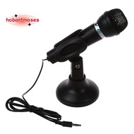 Omnidirectional Laptop PC Computer 3.5mm Network Stand Mini mini  phone Mike Black