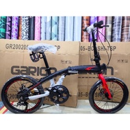 [NEW OFFER] 20" GARION ALLOY FOLDING BIKE SHIMANO 7 SPEED