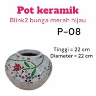 Terlaris Pot Bunga Keramik Besar, Vas Bunga Keramik Ready