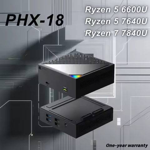 SZBOX Mini PC Ryzen 6600U/7840U/7840HS Win11 Pro LPDDR5 16GB 6400MHz M.2 NVMe SSD PCIe3.0/4.0 WiFi6 