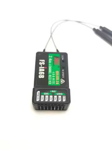 FlySky FS-iA6B IA6B 2.4G 6CH AFHDS 2A Receiver W/ Antenna For FS-i10 FS-I6 FS I6 Transmitter FPV Rac