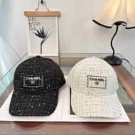 Chanel Tweed Fabric Baseball Cap Casual Adjustable Outdoor Sun Hat.CP
