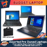 【Lowest price】☂❦☒ASSORTED Pre-owned / Used / Second hand Laptop | Second hand Computer | DualCore, i