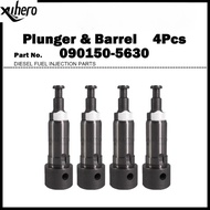 4Pcs Plunger 5630 Plunger and Barrel Assembly 090150-5630 090150-5290 for Mitsubishi Fuso Canter / E