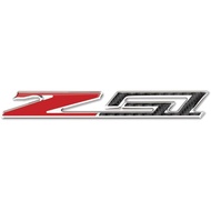 C6, C7, C8 Corvette Z51 Badge Emblem Domed Decal - Carbon Fiber Look w/Chrome Trim for 2005-2024 Cor