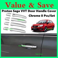 Proton Saga VVT 2016 - 2025 Chrome Door Handle Cover Door Car Accessories Exterior Protector