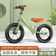 Toddler Kick Scooter Without Pedals4Children's Baby Double Wheel High Carbon Steel3Balance Bike Sui 