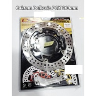 Delkevic pcx 160 front Disc 260mm wide tread Disc